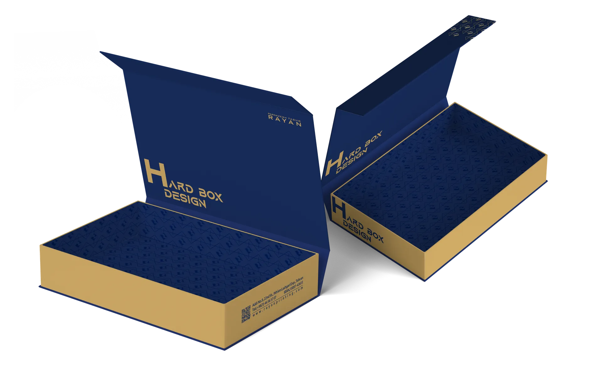 طراحی و تولید هارد باکس (جعبه سخت) لوکس